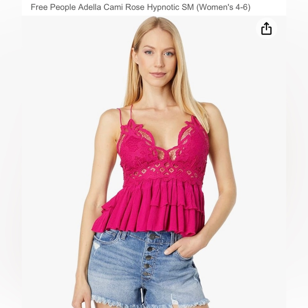 Free People Adella Cami Top - Picture 2 of 7